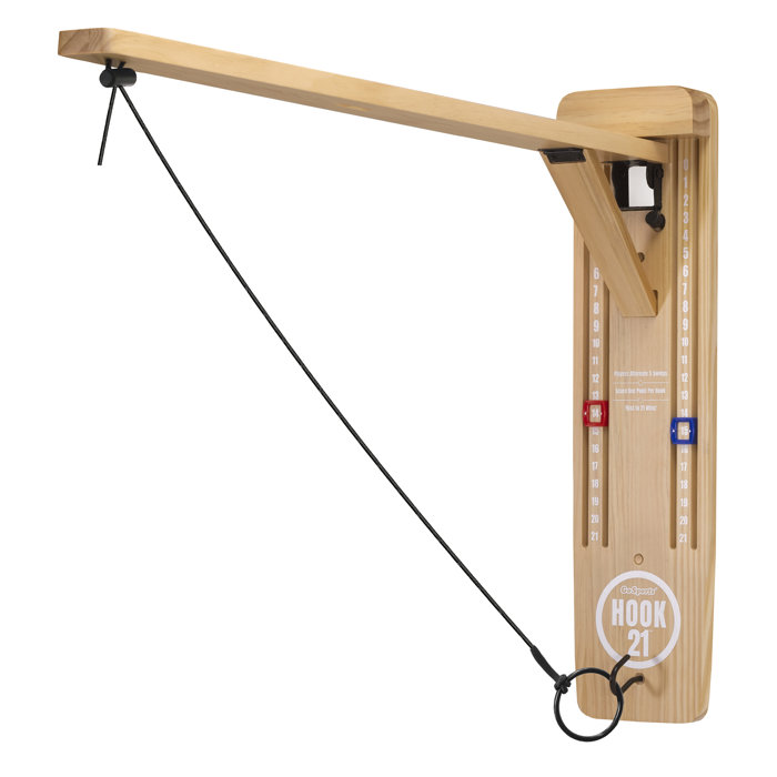 GoSports Hook21 Ring Swing Game Indoor or Outdoor Ring Toss Game with